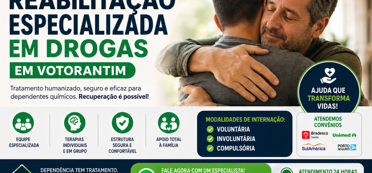 Reabilitação Especializada em Drogas em Votorantim: Tratamento Seguro