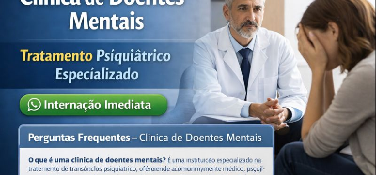 Clínica de Doentes Mentais em São Paulo