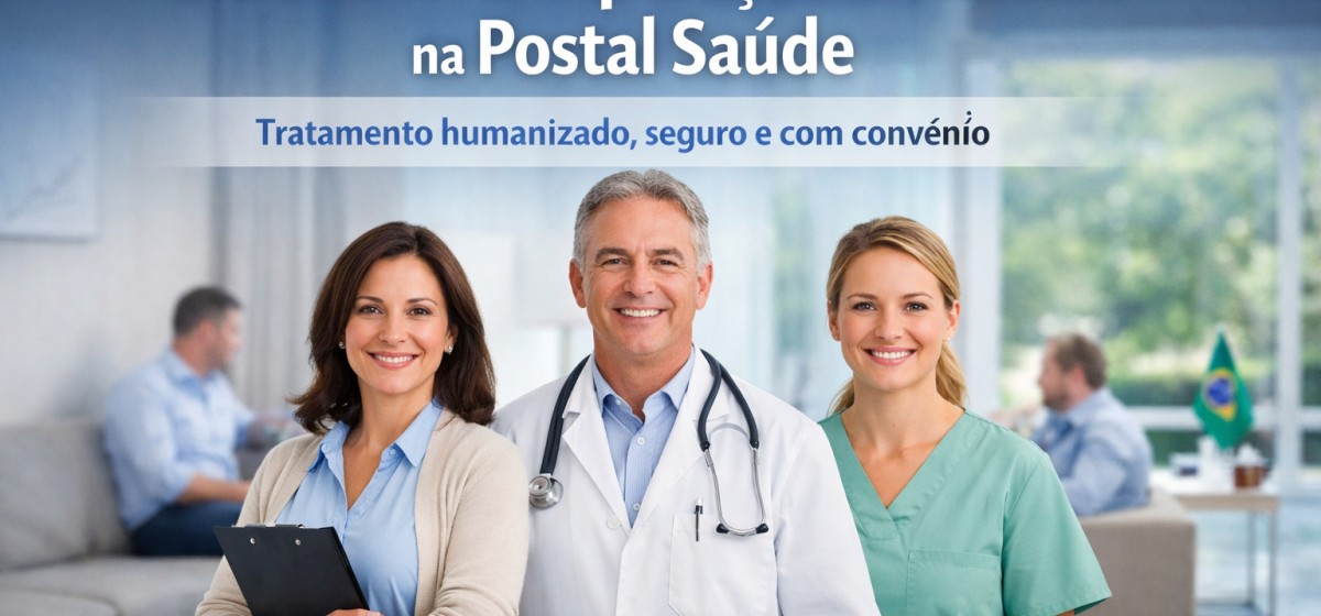 Clínica de Recuperação Credenciada na Postal Saúde