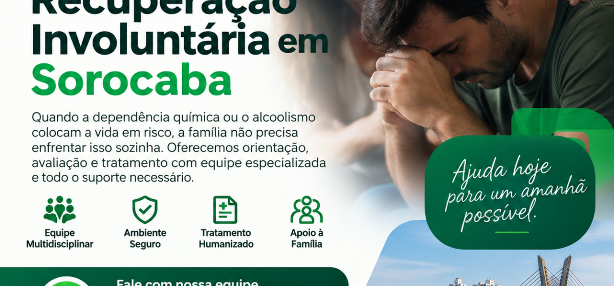 Clínica de Recuperação Involuntária em Sorocaba: Como Funciona a Internação e Onde Buscar Ajuda