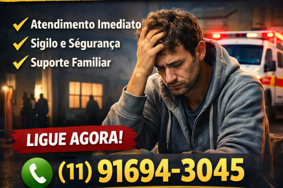 Internação para Drogado na Grande São Paulo – SP: Tratamento Imediato e Humanizado