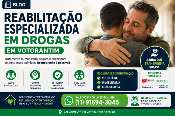 Reabilitação Especializada em Drogas em Votorantim: Tratamento Seguro