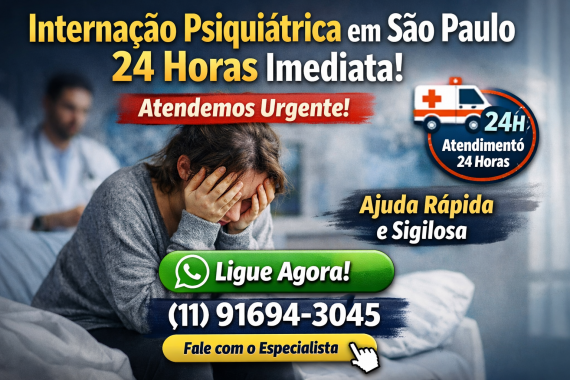 Internação Psiquiátrica em São Paulo SP Imediata 24 Horas: Atendimento Urgente e Humanizado