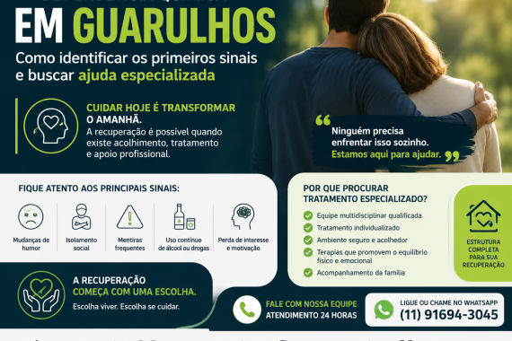Clínica para e recuperacao em Guarulhos: Dependência Química em Guarulhos: Como Identificar os Prime