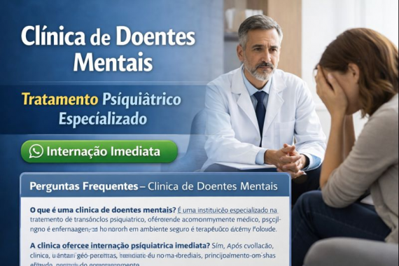 Clínica de Doentes Mentais em São Paulo