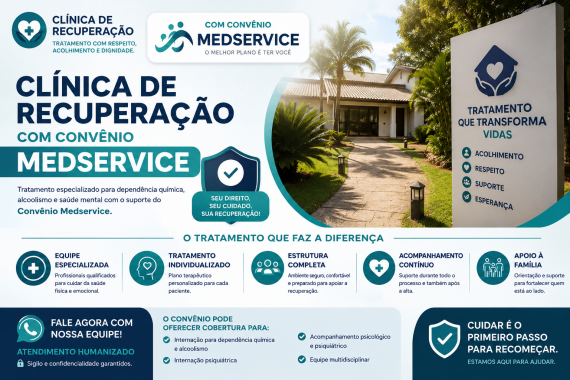 Clínica de Recuperação com Convênio Medservice: Saiba Como Funciona a Cobertura e o Processo de Inte