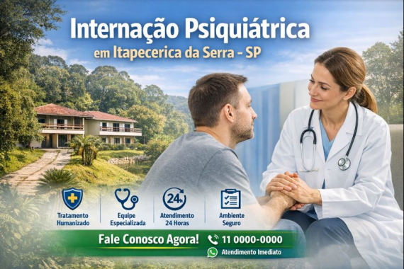 Internação Psiquiátrica em Itapecerica da Serra – SP: Tratamento Humanizado e Atendimento Especializ