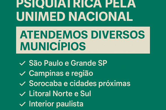 Clínica Psiquiátrica com Cobertura Unimed Nacional