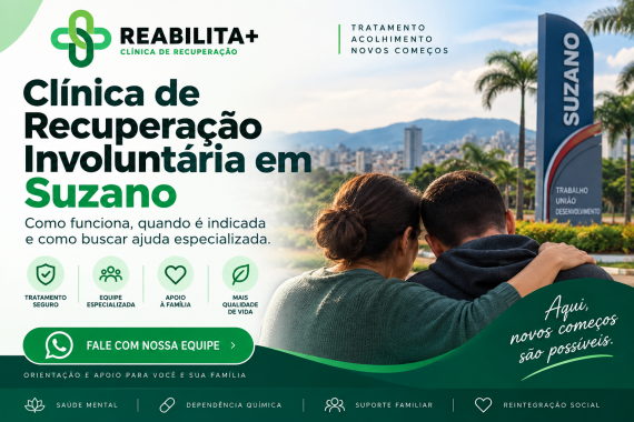 Clínica de Recuperação Involuntária em Suzano: Como Funciona e Quando é Indicada